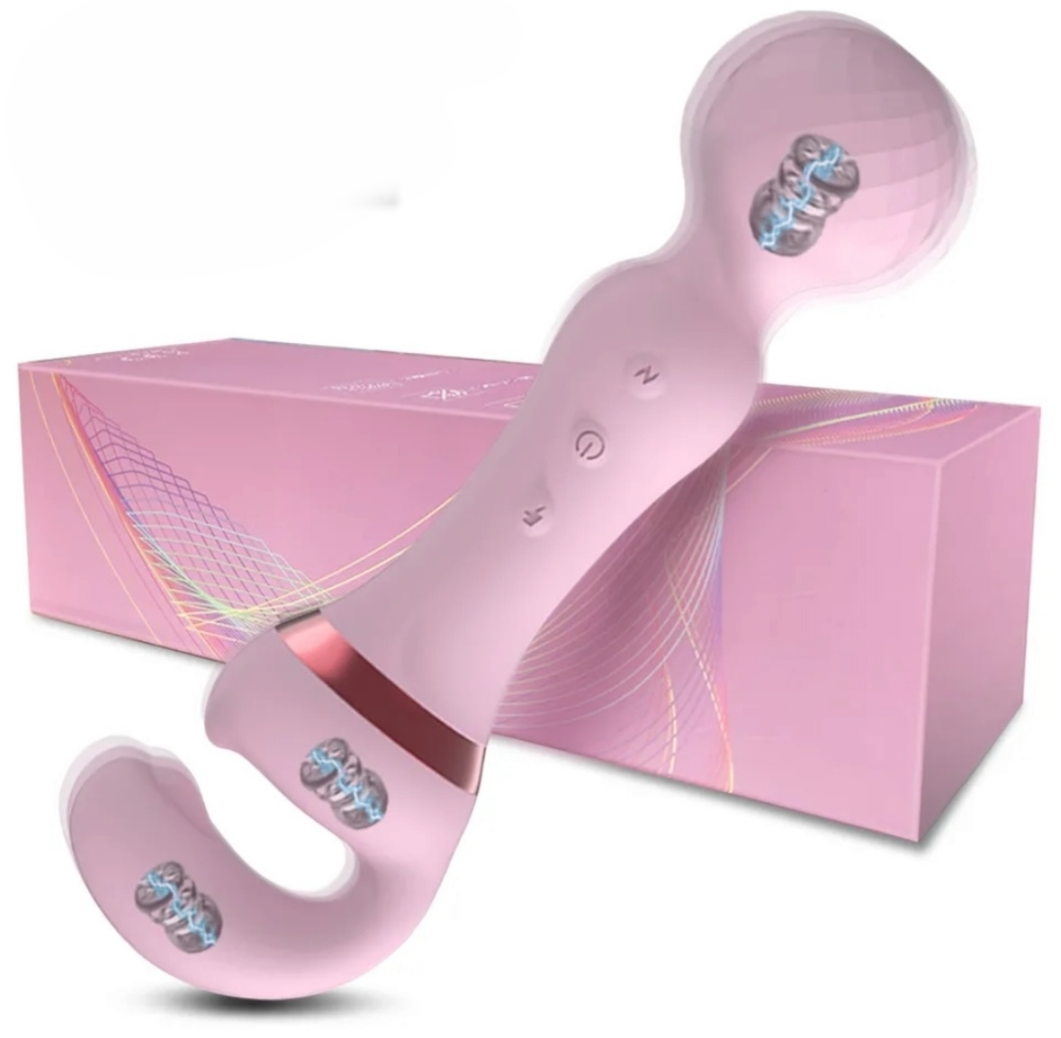 Vibromasseur 2 en 1 multi positions