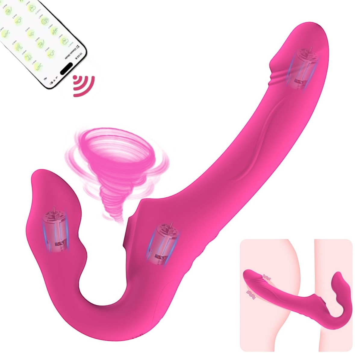 Gode ceinture 3 en 1 - Plaisir partagé