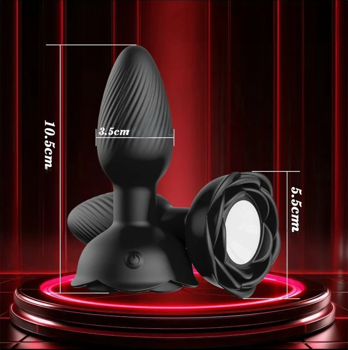 Tempête 360° – Plug anal Rotatif Intelligent Connecté