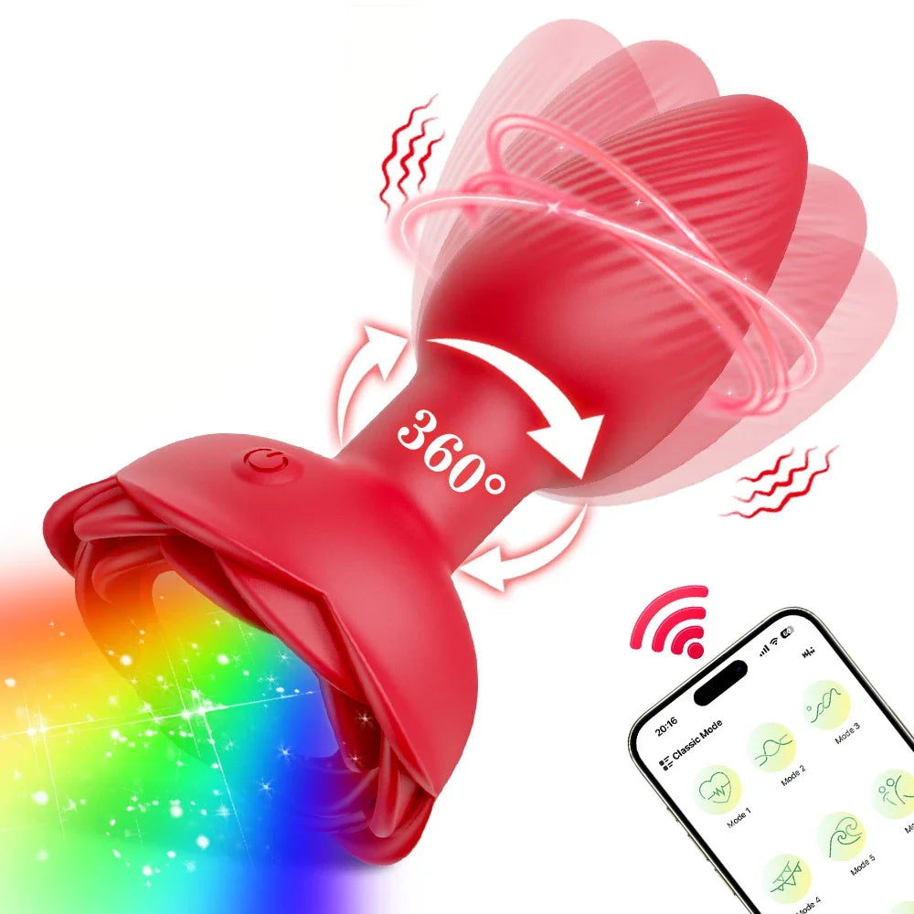 Tempête 360° – Plug anal Rotatif Intelligent Connecté