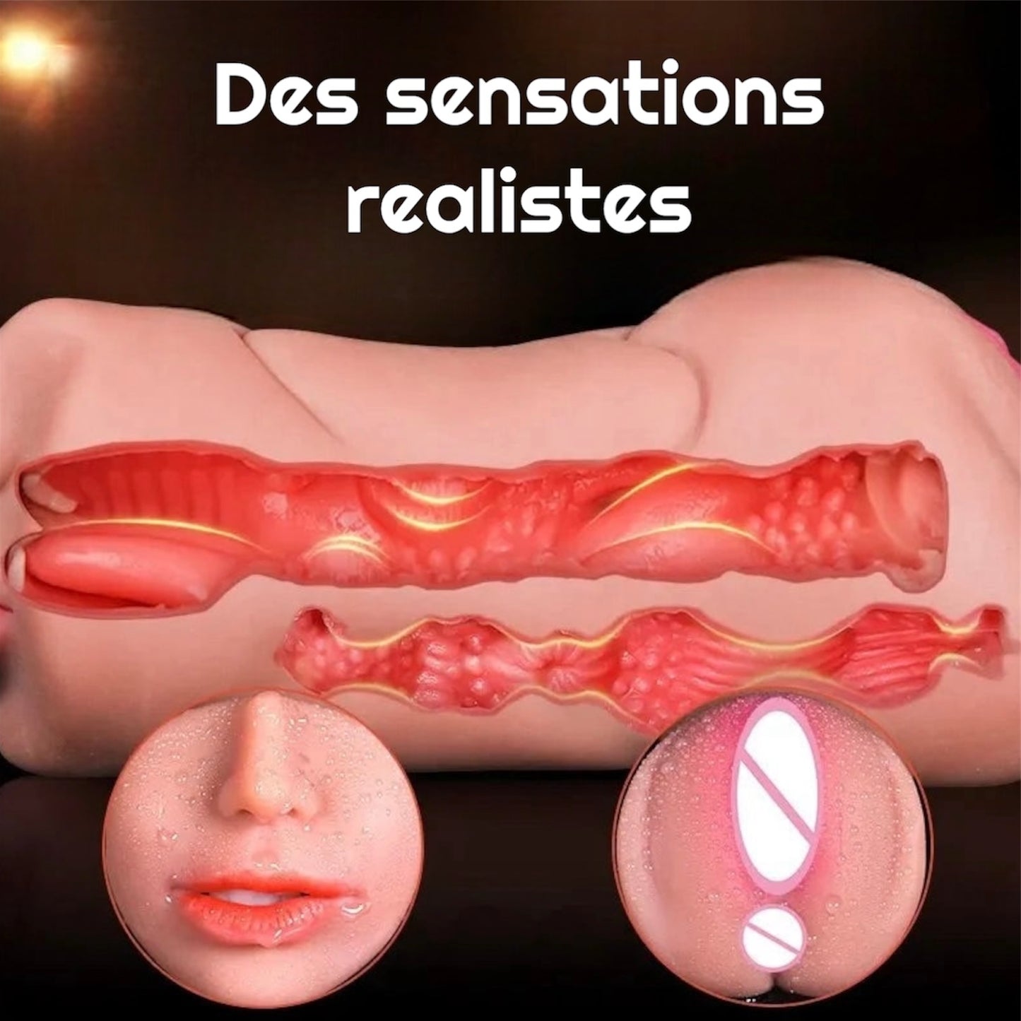 Vaginette 3 en 1 Sex Toys Masturbation