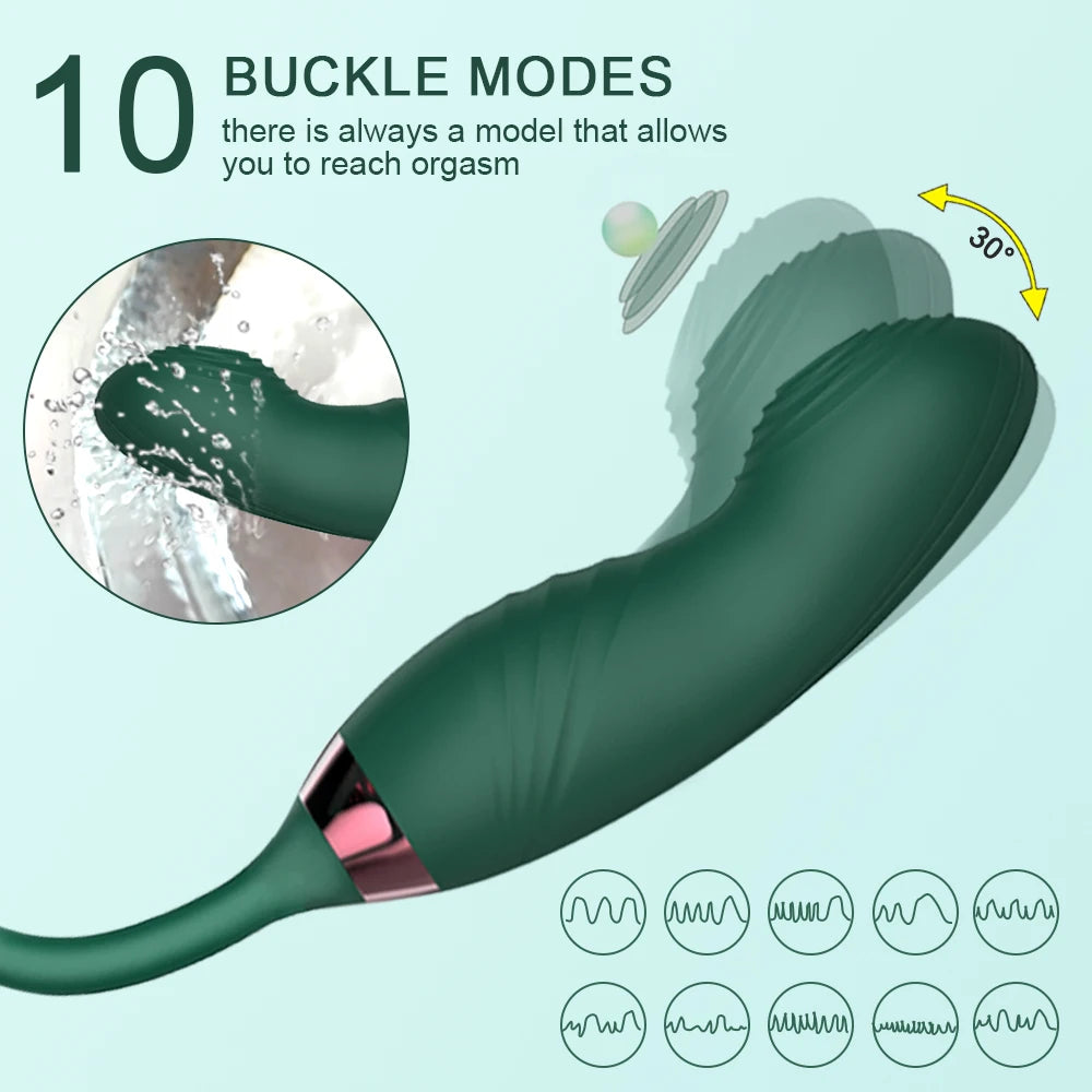 Lucifer On You - La rose 2.0 sextoy aspire clitoris avec supplément vibrant double plaisir
