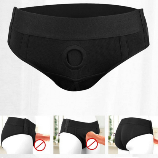 Harnais Culotte gode ceinture noir - taille réglable