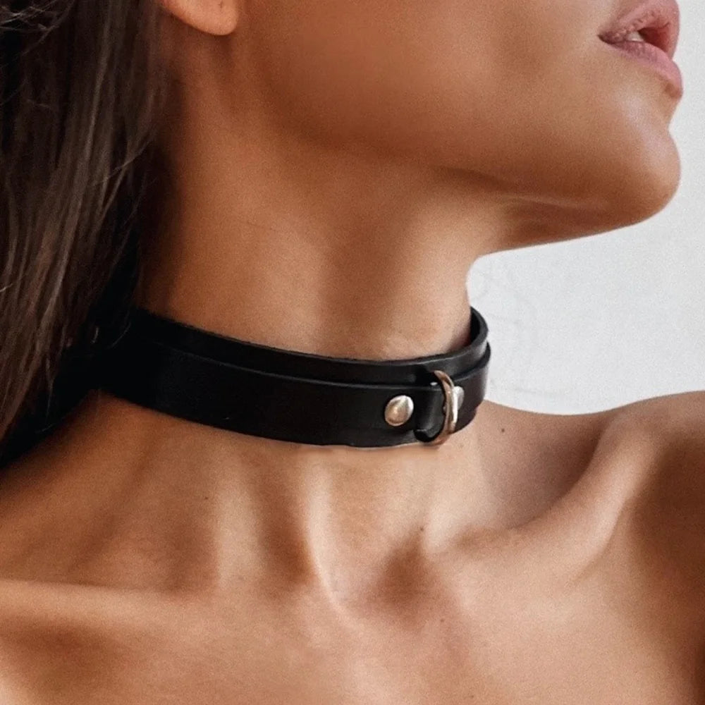 Laisse courte avec collier SUIS MOI