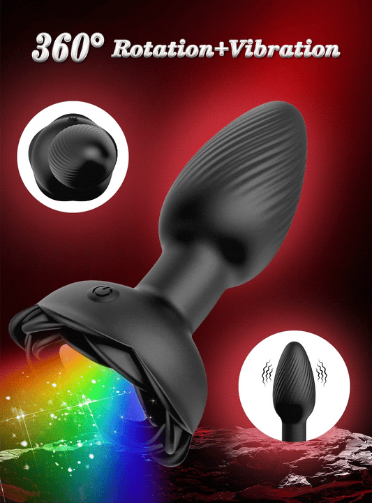 Tempête 360° – Plug anal Rotatif Intelligent Connecté