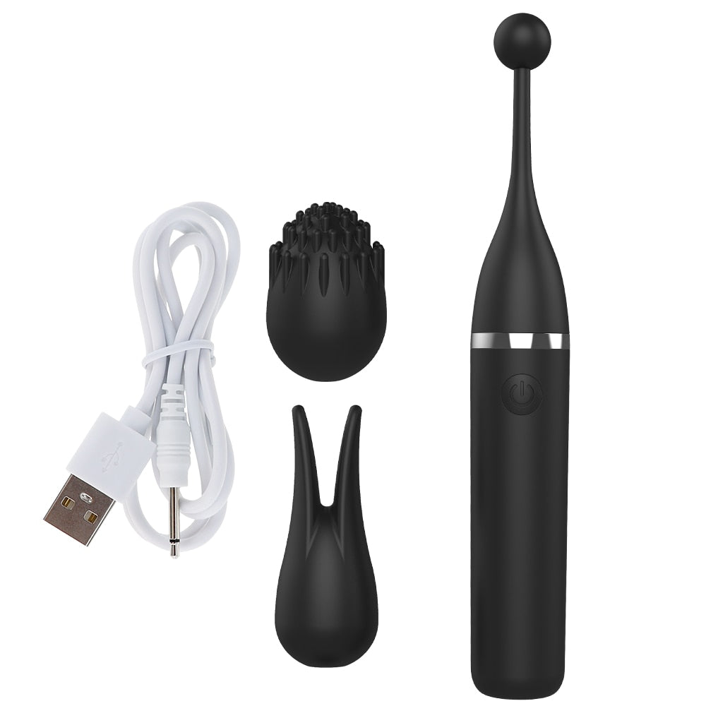 Vibrateur pour Clitoris & point G 3 embouts remplaçable