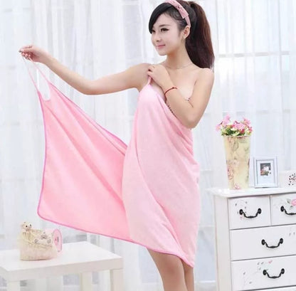 Lucifer Lingerie - Serviette éponge à bretelles sorti de bain paréo serviettes accessoires de plage de piscine prêt à porter féminin vetement pas cher femme serviette de plage été vêtement enfant rose