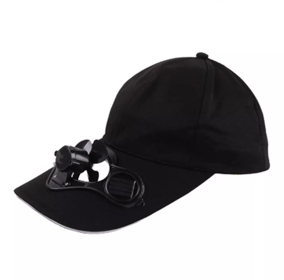 Lucifer On You - Casquette alimentée solaire avec mini ventilateur pour l' été  